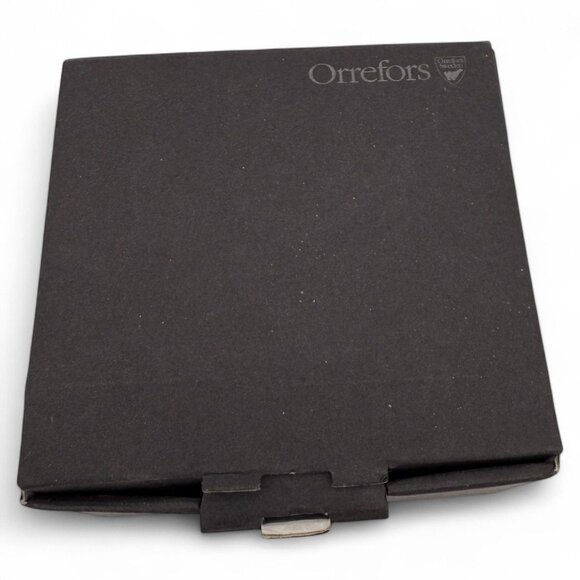 Orrefors Sweden Amour Small Crystal Heart By Lars Hellsten - Picture 3 of 8